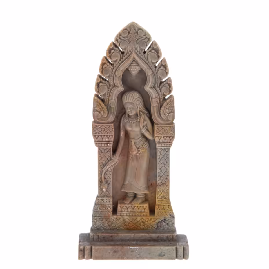 Статуэтка "Божество", мыльный камень, резьба, Азия, 1970-1990 гг.