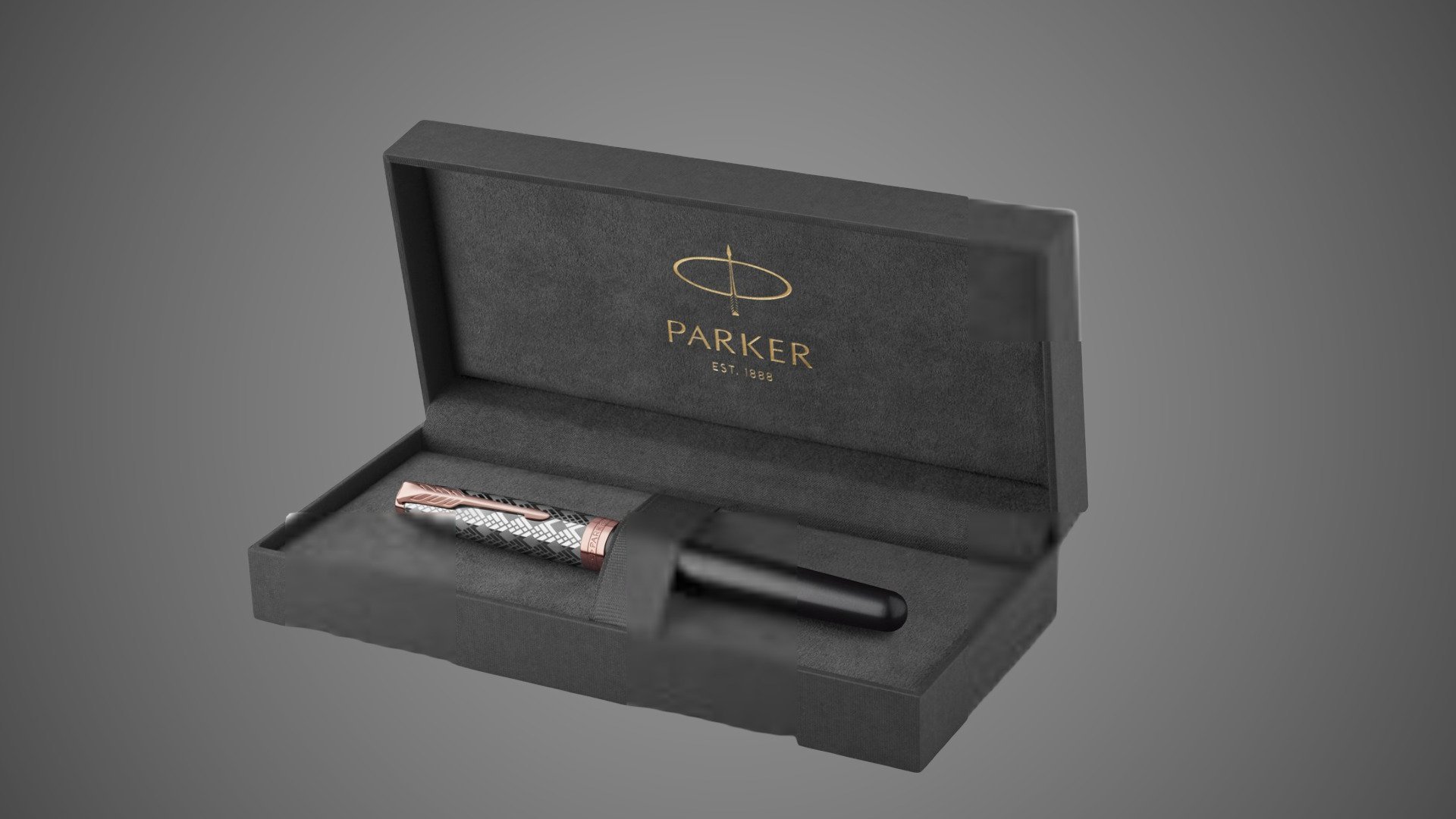 Ручка-роллер Parker Sonnet Premium Refresh GREY GT, стержень: F, цвет чернил: black, в подарочной упаковке, Лаки и смолы: лак, латунь, нержавеющая сталь, позолота, родий