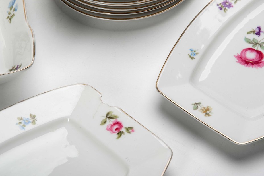 Сервиз столовый "Botticelli" с цветочным декором (45 предметов), Rosenthal (Розенталь)
