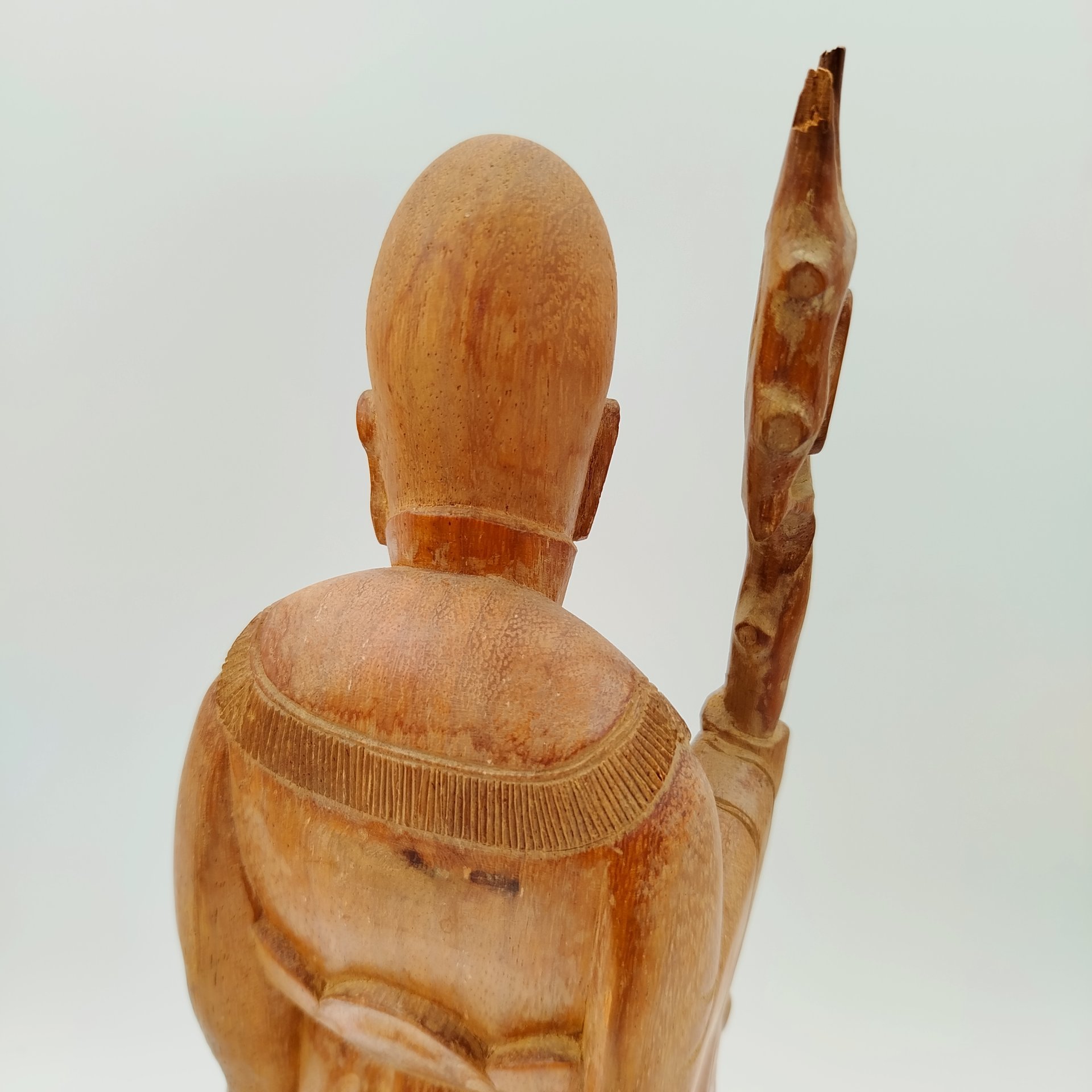 Скульптура "Шоу-син" (божество долголетия), дерево, резьба, Китай, 1950-1980 гг.