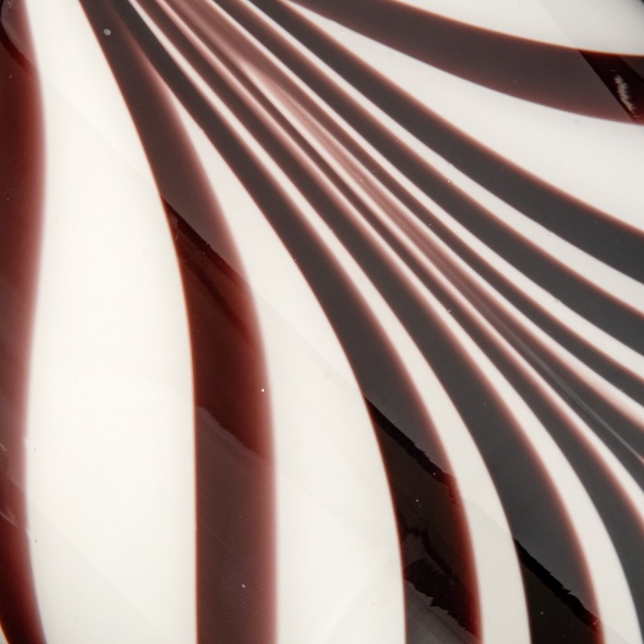 Ваза цилиндрической формы из коллекции Zebra, Loranto Glass