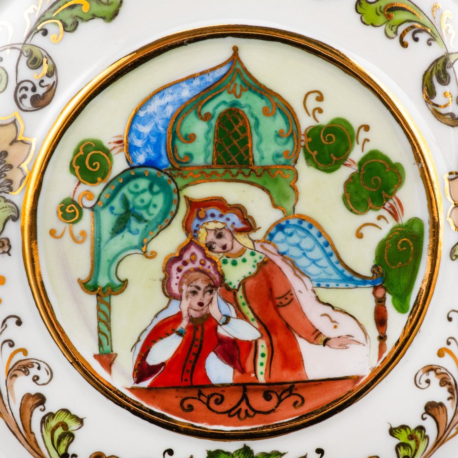Чайник "Русь", художник  И.А. Пушкова, Ленинградский опытный завод (ЛОЗ)