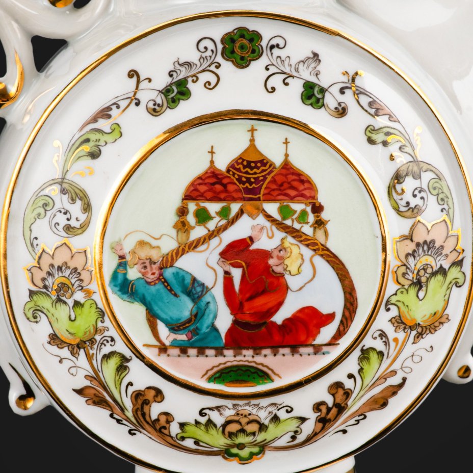 Чайник "Русь", художник  И.А. Пушкова, Ленинградский опытный завод (ЛОЗ)