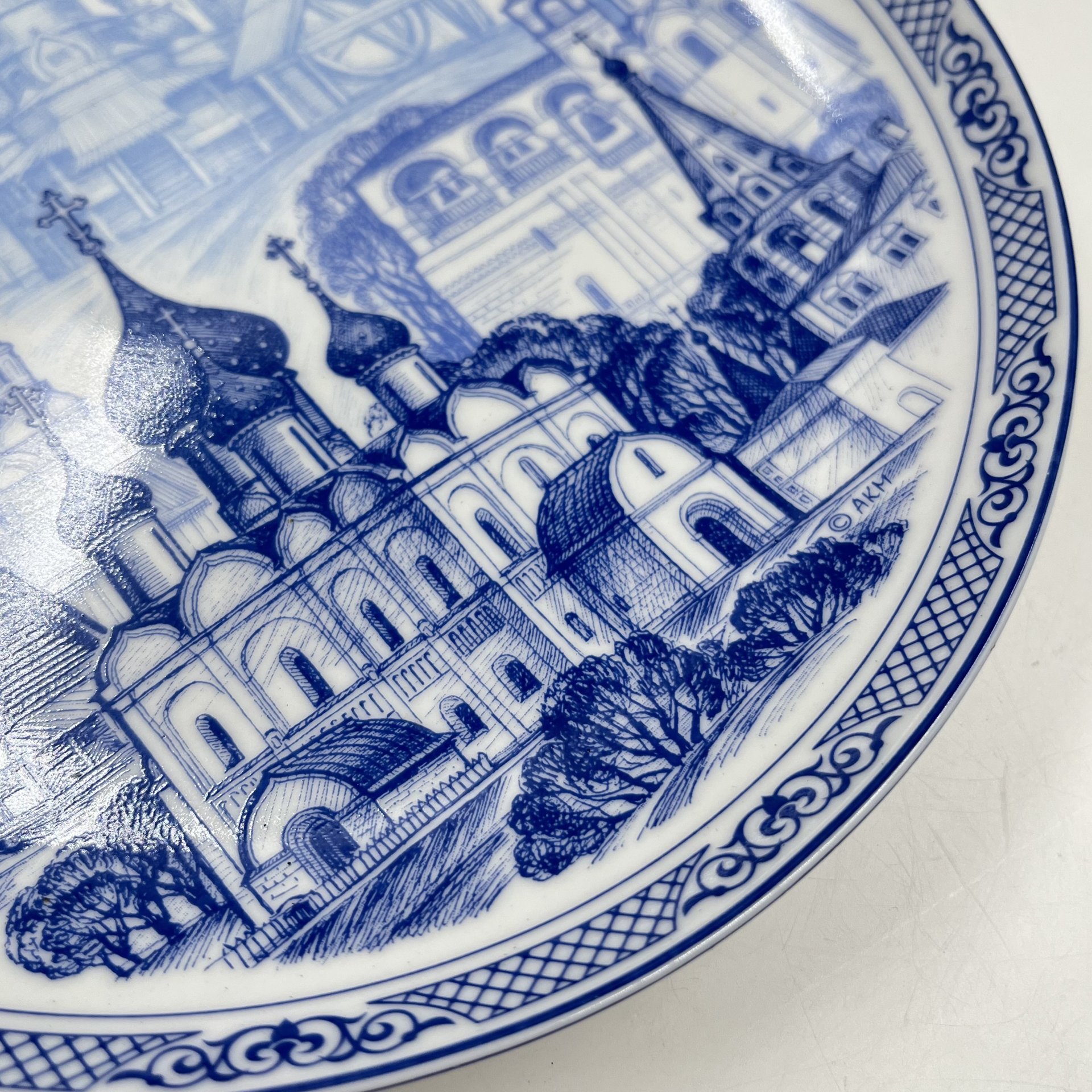 Настенная тарелка "Суздаль", серия "Лучшие виды городов России"