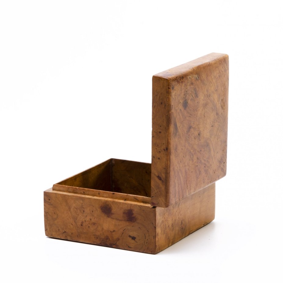 Шкатулка для украшений, карельская береза, СССР, 1930-1950 гг.
