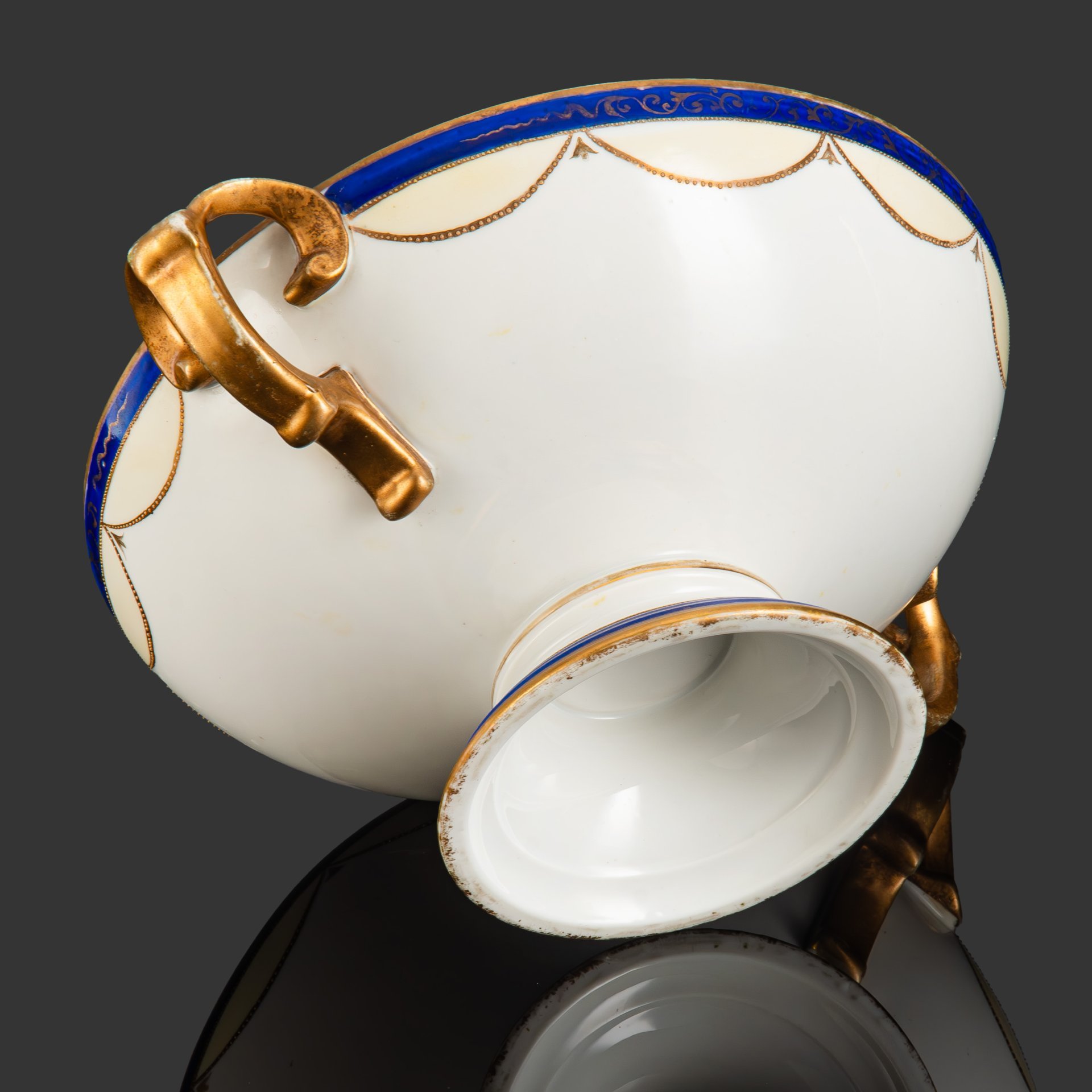 Фруктовница, украшенная изображением пейзажа, Noritake