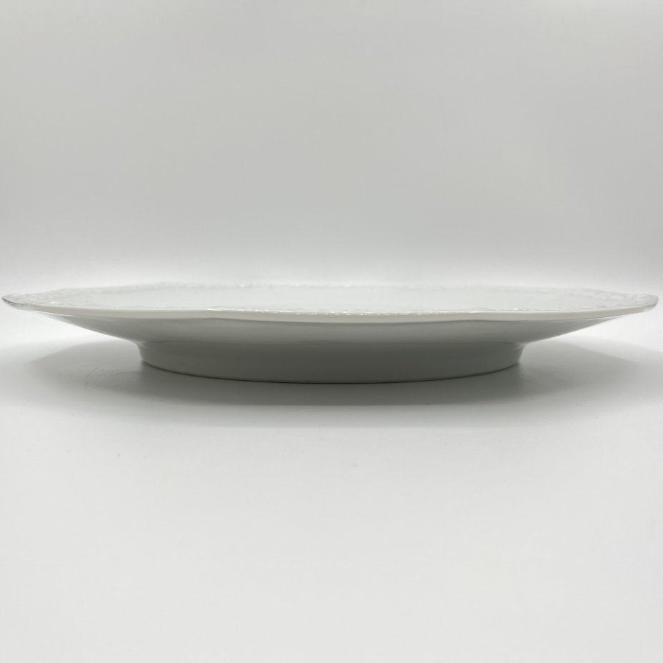 Блюдо с рельефным цветочным орнаментом вдоль борта, серия "Maria", Rosenthal (Розенталь)