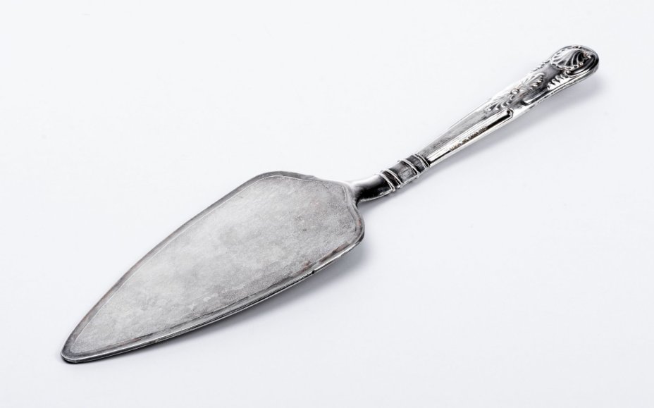Лопатка для торта, мельхиор, штамповка, фирма Mayell, Англия, 1940-1960 гг., Mayell