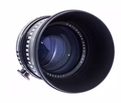 Объектив фотографический "Carl Zeiss Sonnar 2.8/180" в родном кофре, сплав металлов, производство "Carl Zeiss Jena", ГДР, 1970-1990 гг., Carl Zeiss