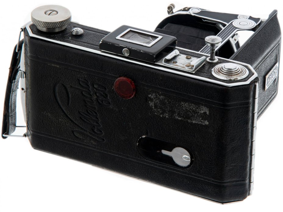 Фотоаппарат пленочный среднеформатный "Kodak Vollenda 620" в оригинальном чехле, металл, кожа, завод" Kodak", Германия, 1933-1939 гг., Kodak