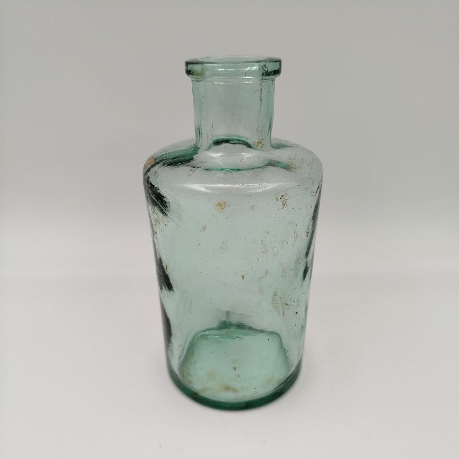 Флакон (бутыль) цилиндрической формы, стекло, Россия, 1900-1940 гг.