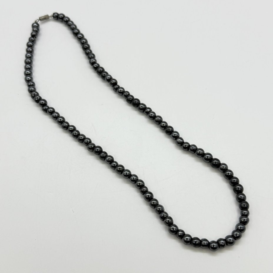 Винтажные бусы, гематит, СССР, 1970-1990 гг.