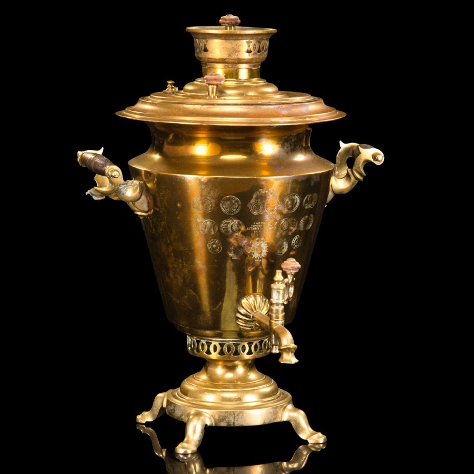 Самовар дровяной, формы "Рюмка", Фабрика Б.Г.Тейле