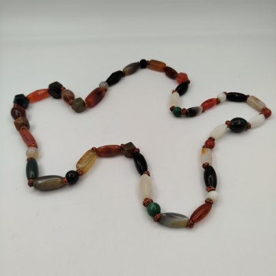 Винтажные бусы, металл, поделочный камень, СССР, 1970-1990 гг.