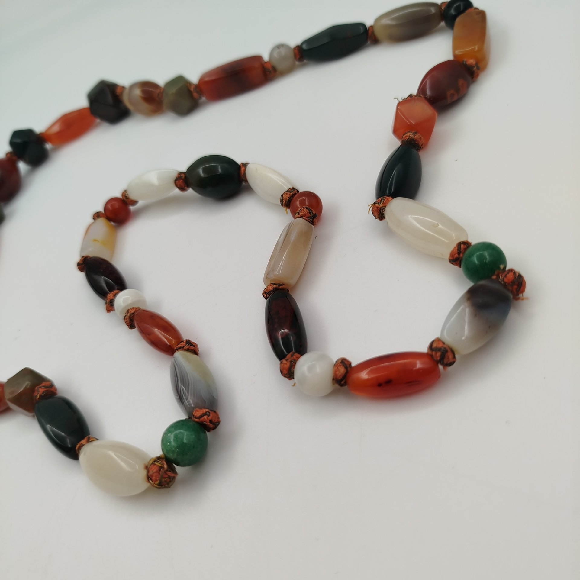 Винтажные бусы, металл, поделочный камень, СССР, 1970-1990 гг.