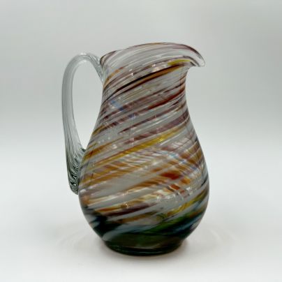 Молочник/сливочник, стекло, гутная техника, Стекольный завод «Красный май», СССР, 1960-1980 гг.