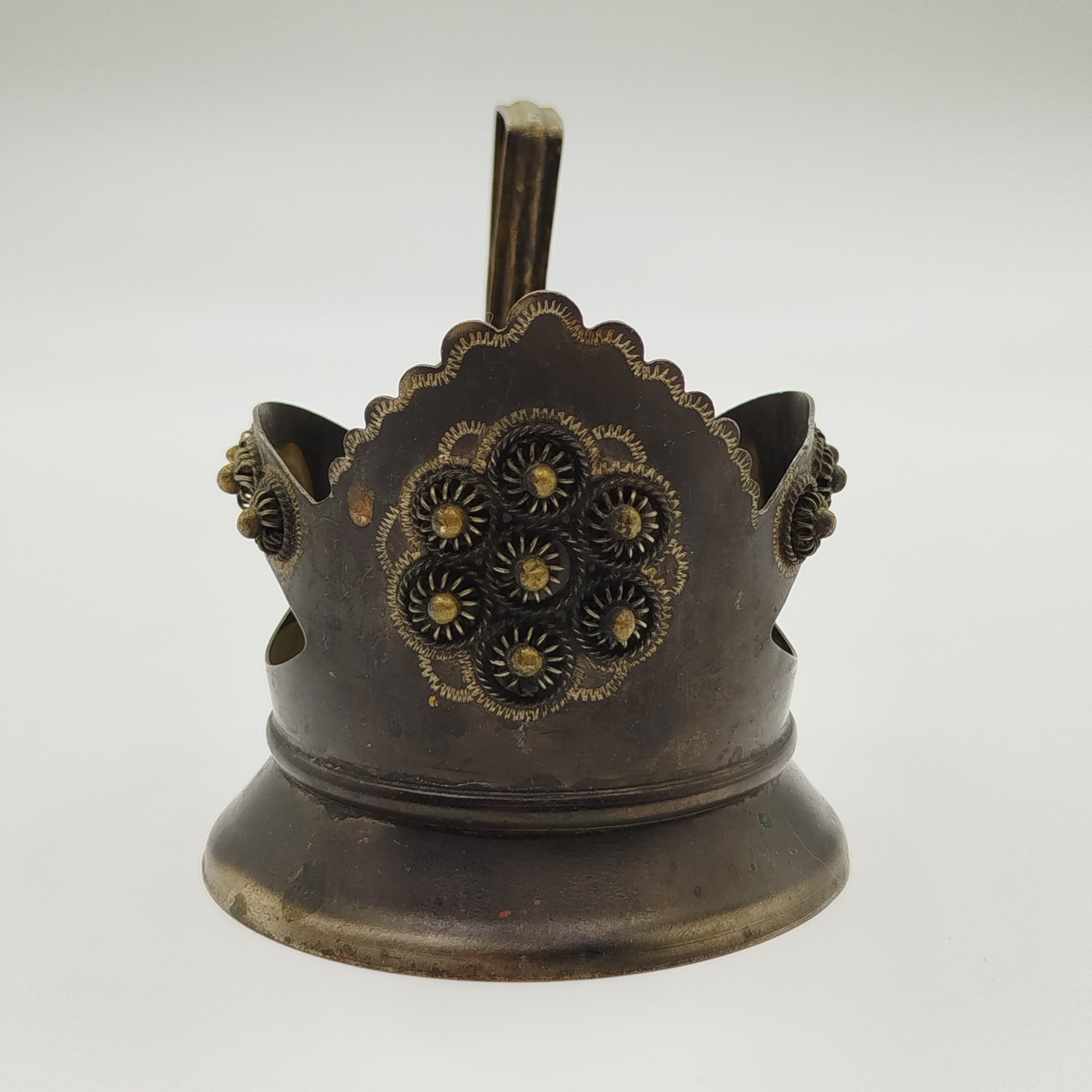 Подстаканник "Бусины малые" ("Шишки малые"), Ереванский комбинат народных художественных промыслов