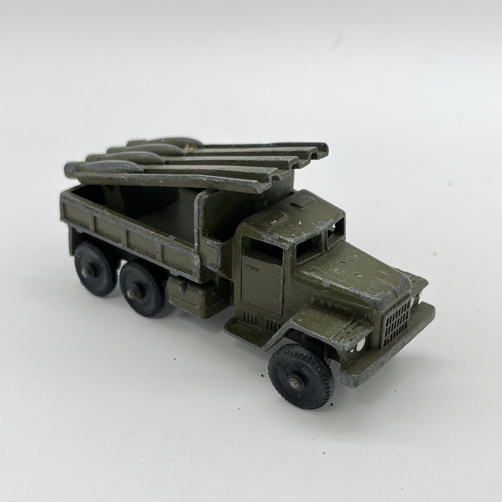 Масштабная модель "Миномет Катюша" из серии "Военная техника", металл, пластик, Тульский патронный завод (ТПЗ), СССР, 1970-1990 гг.