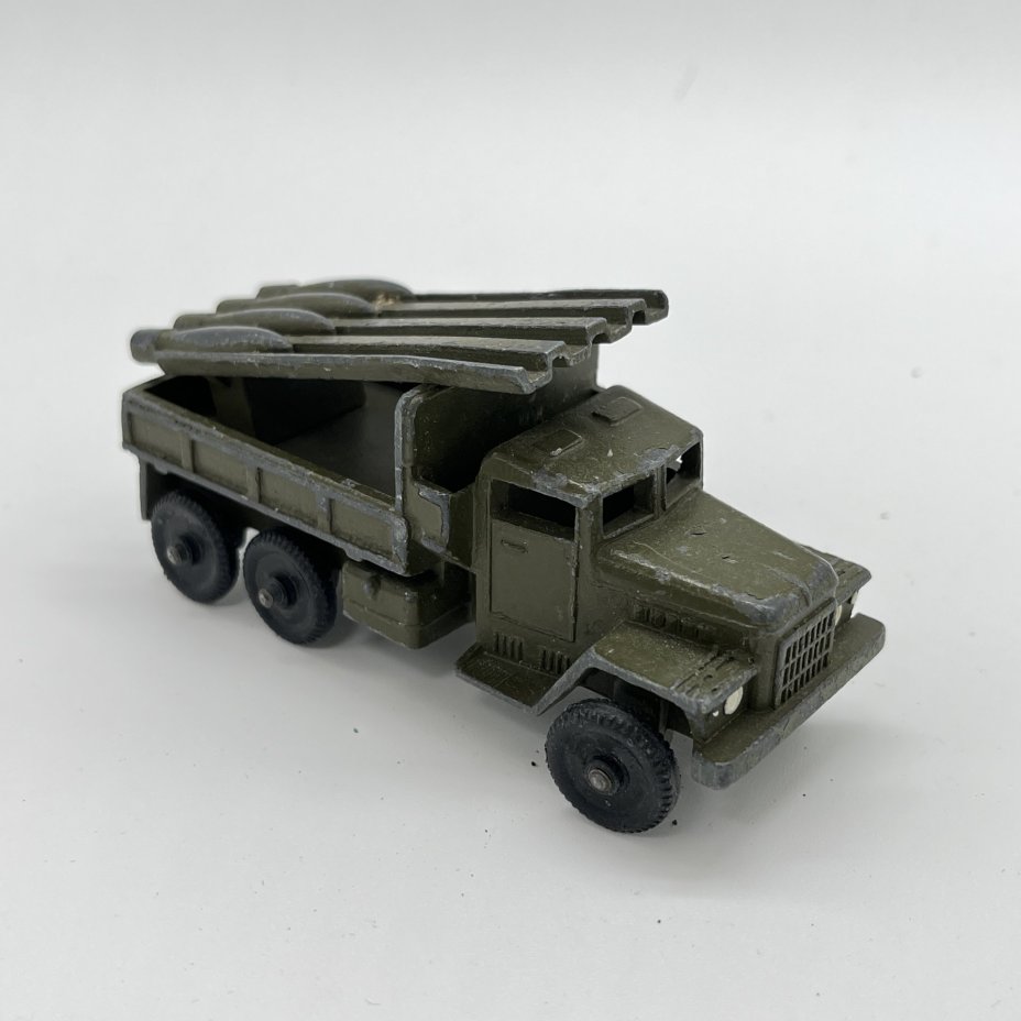 Масштабная модель "Миномет Катюша" из серии "Военная техника", металл, пластик, Тульский патронный завод (ТПЗ), СССР, 1970-1990 гг.