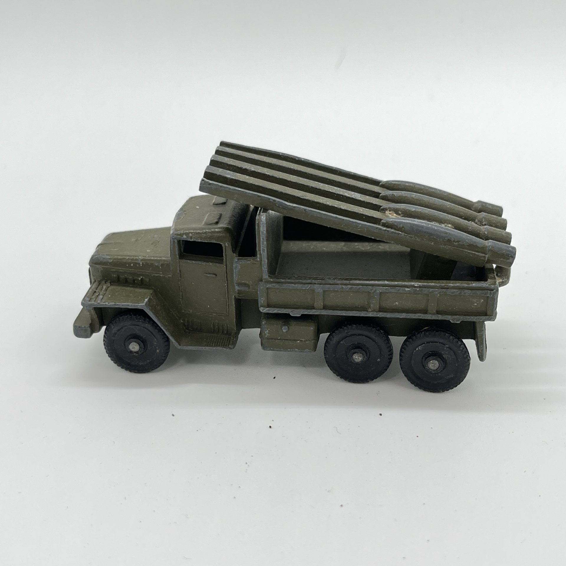 Масштабная модель "Миномет Катюша" из серии "Военная техника", металл, пластик, Тульский патронный завод (ТПЗ), СССР, 1970-1990 гг.