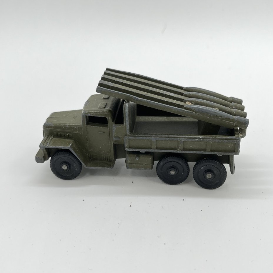 Масштабная модель "Миномет Катюша" из серии "Военная техника", металл, пластик, Тульский патронный завод (ТПЗ), СССР, 1970-1990 гг.