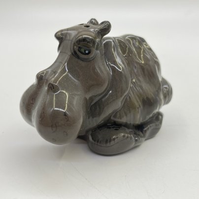 Солонка "Бегемот", Blue Sky, керамика, роспись, США, 2000-2020 гг.