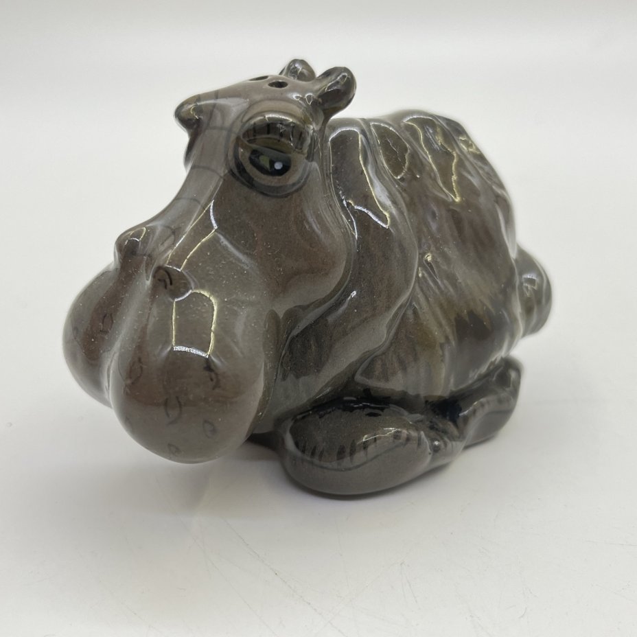 Солонка "Бегемот", Blue Sky, керамика, роспись, США, 2000-2020 гг.