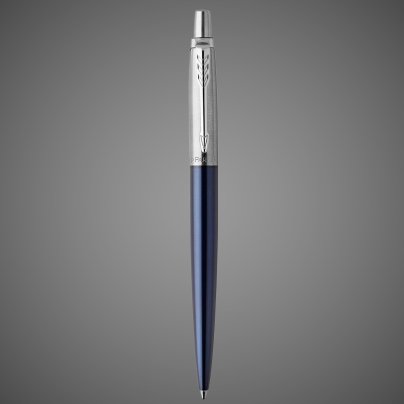 Шариковая ручка Parker Jotter Essential, Royal Blue CT, стержень: M, цвет чернил : blue или black, Лаки и смолы: лак, нержавеющая сталь