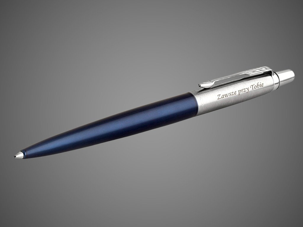 Шариковая ручка Parker Jotter Essential, Royal Blue CT, стержень: M, цвет чернил : blue или black, Лаки и смолы: лак, нержавеющая сталь