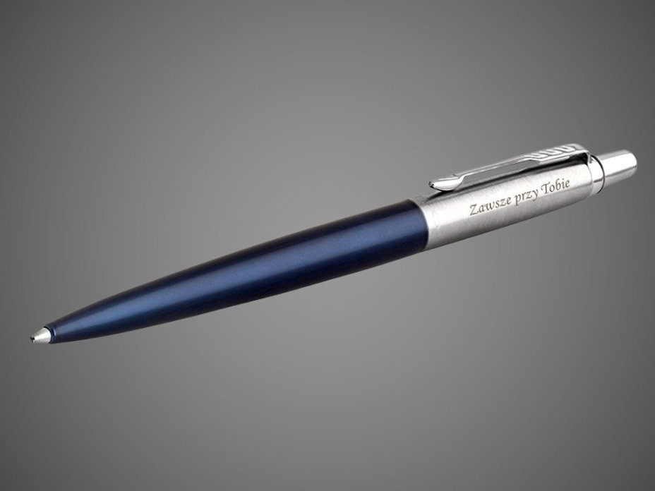 Шариковая ручка Parker Jotter Essential, Royal Blue CT, стержень: M, цвет чернил : blue или black, Лаки и смолы: лак, нержавеющая сталь