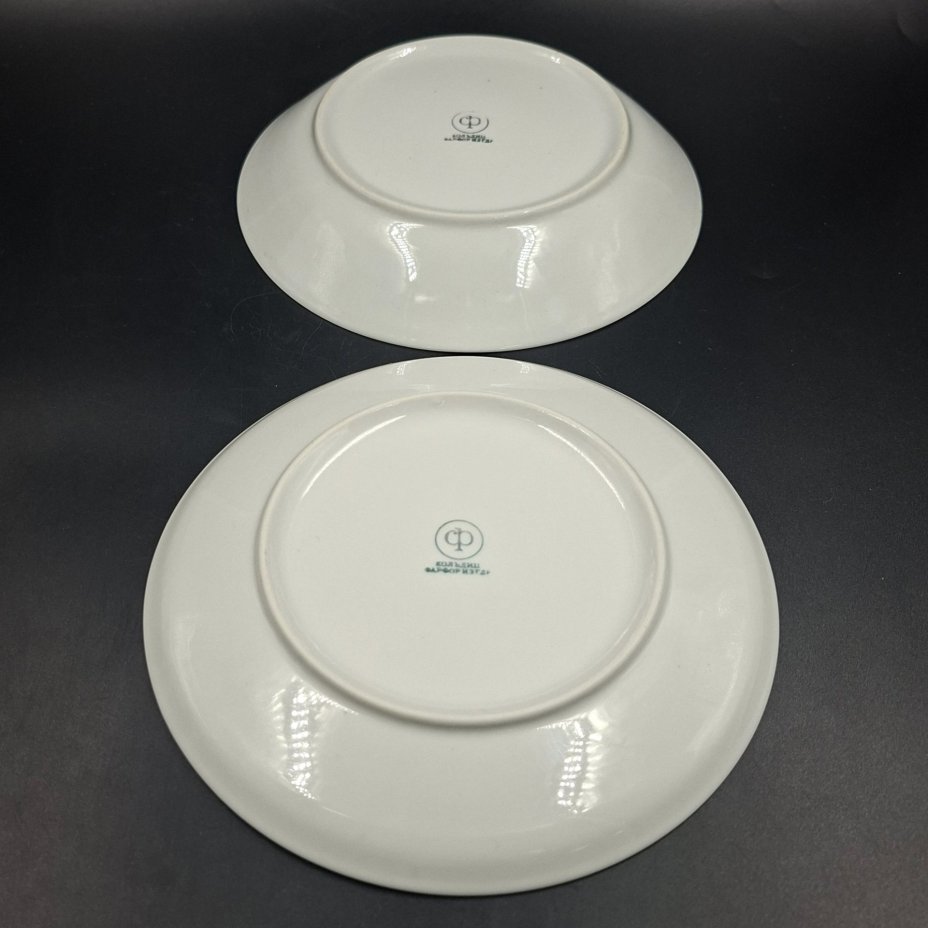 Набор детский из двух тарелок с изображением цирковых животных