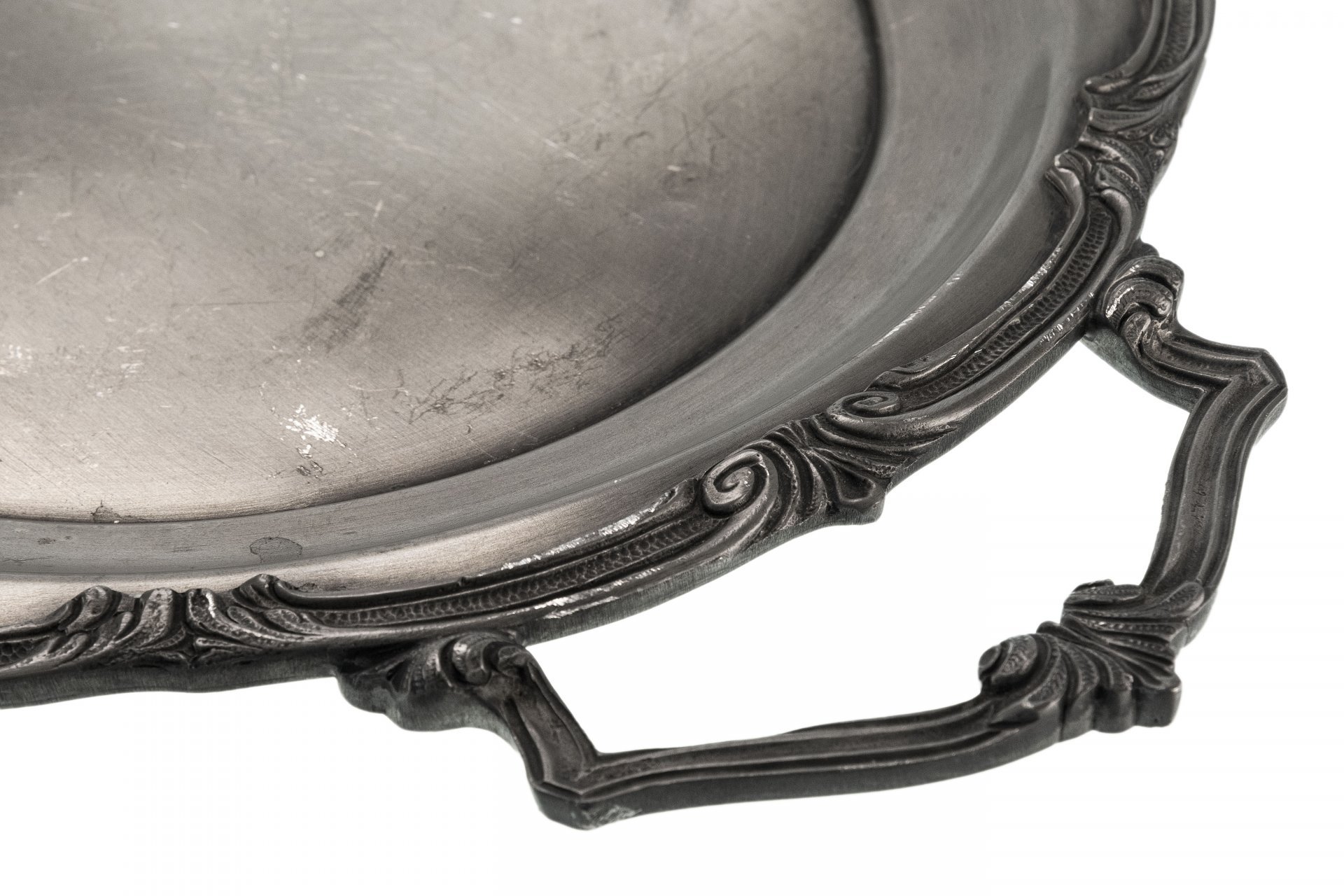 Сервиз кофейный (4 предмета и поднос), олово, Германия, 1950-1970 гг.