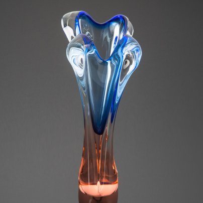 Ваза в стилистике Йозефа Господки (Josef Hospodka), Хржибский стекольный завод (Chribska Glas)