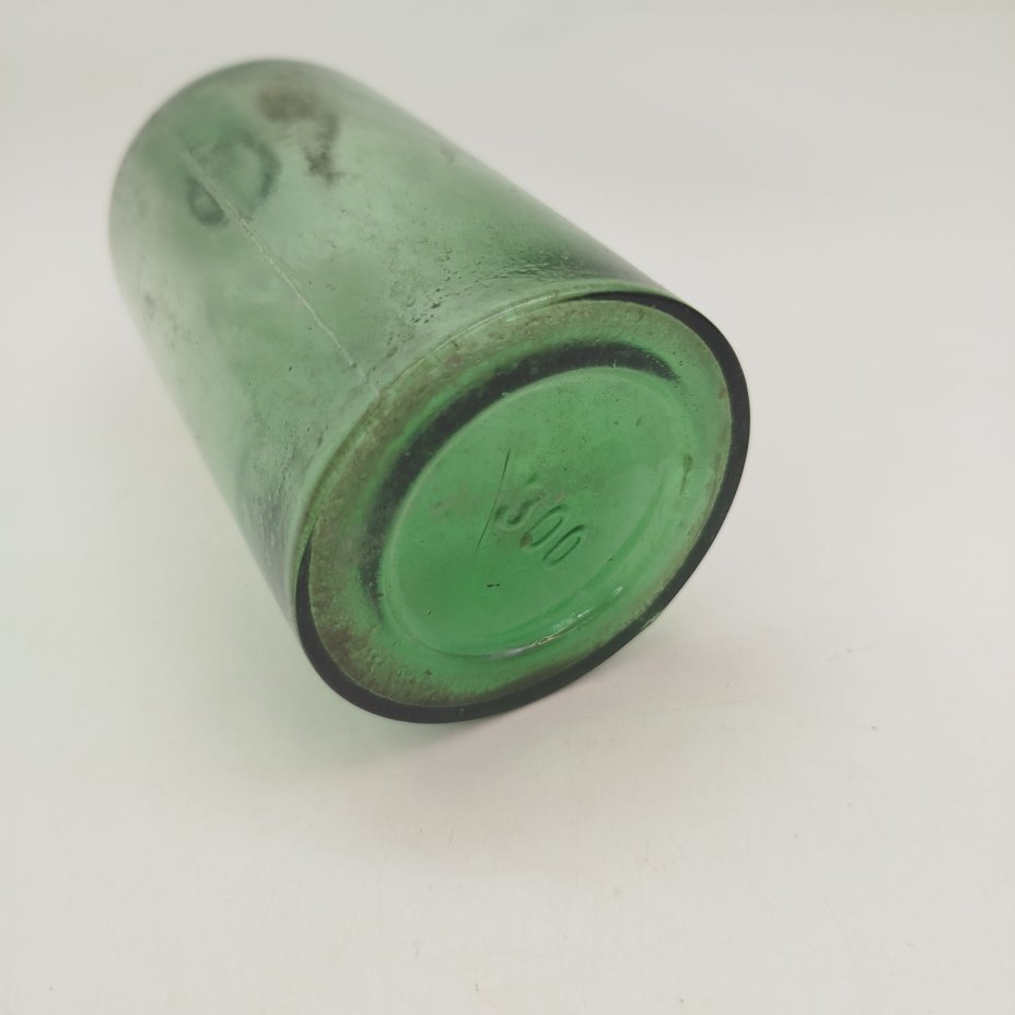 Бутылка аптечная зелёного оттенка, стекло, Россия, 1900-1930 гг.