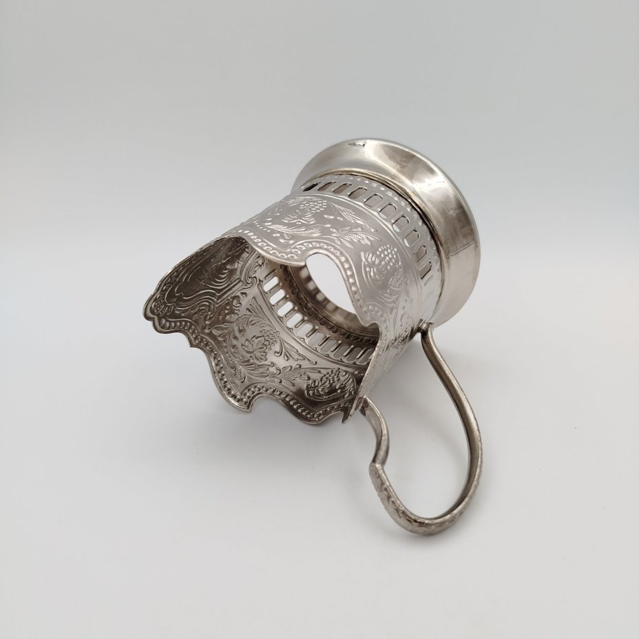Подстаканник "Советский космос", мНЦ (медь-никель-цинк), Кольчугинский завод цветных металлов, Кольчугинский завод цветных металлов