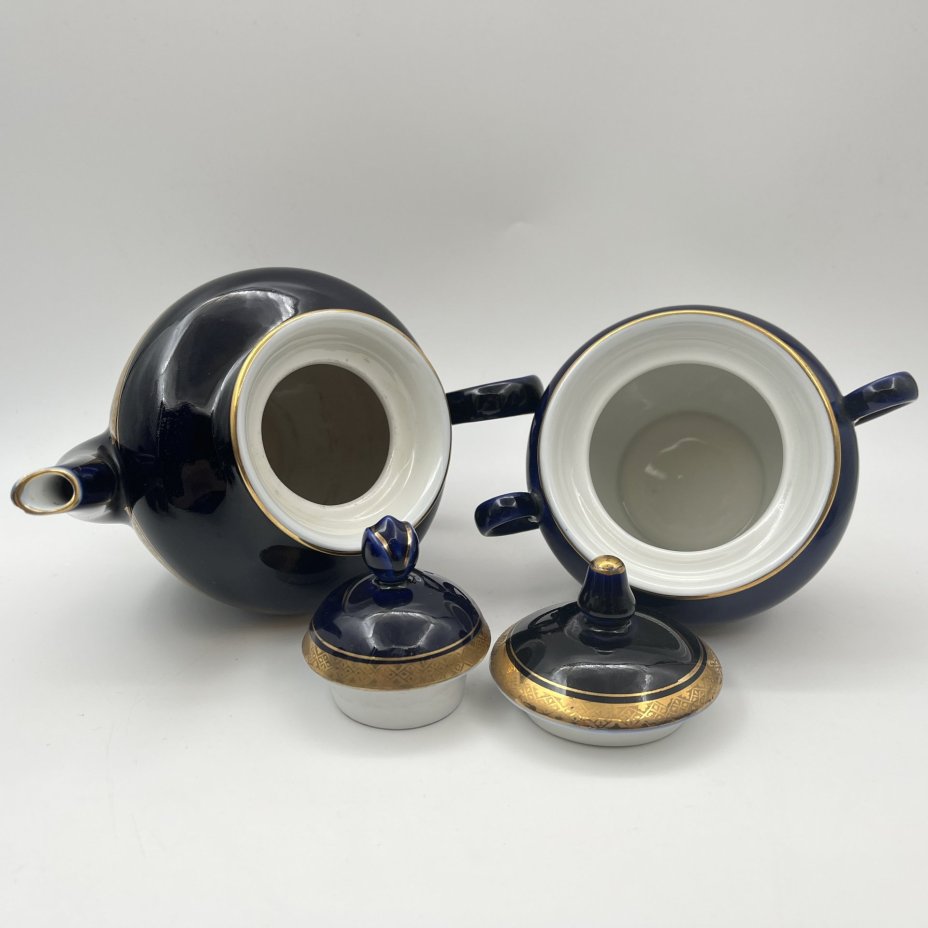 Сервиз чайный с орнаментальным декором (в подборе) на 6 персон, 16 предметов