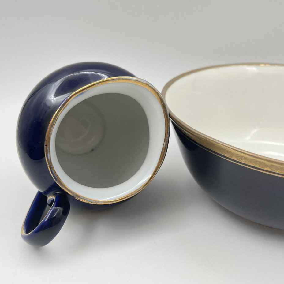 Сервиз чайный с орнаментальным декором (в подборе) на 6 персон, 16 предметов