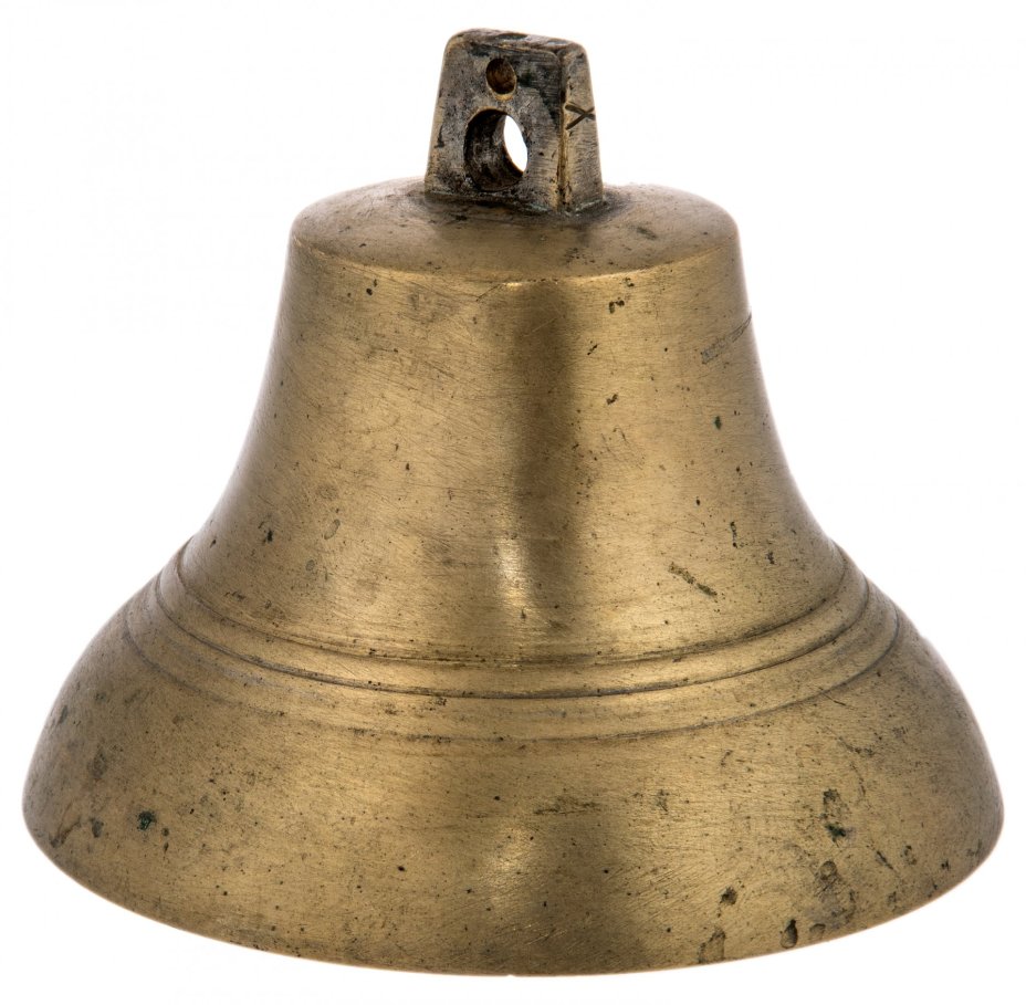 Колокольчик поддужный большой, бронза, литье, Российская Империя, 1870-1890 гг.