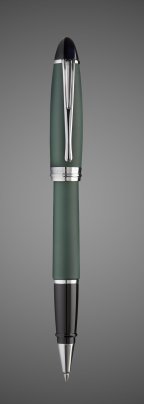 Ручка Роллер Aurora Ipsilon Satin, Green matt resin CT, Лаки и смолы: смола, хром