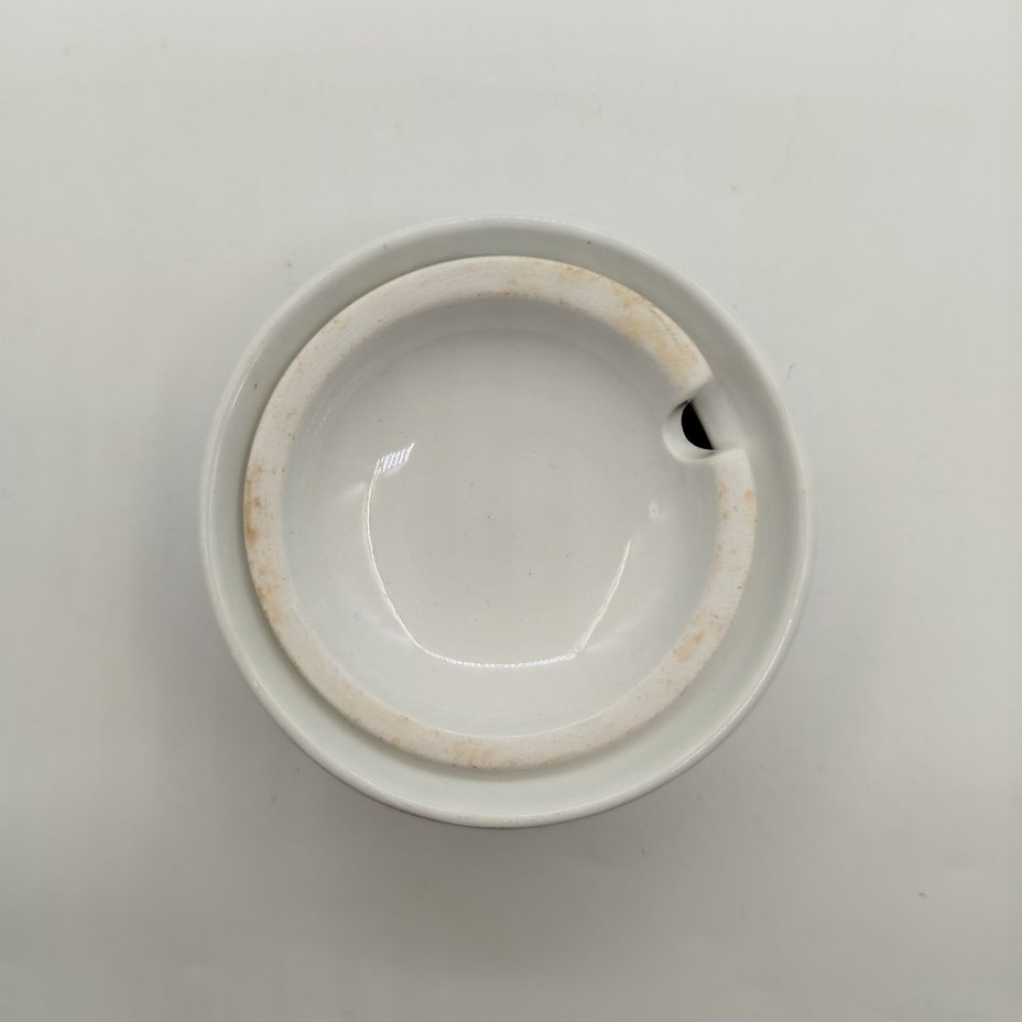 Набор для специй из трех предметов, фаянс, золочение, Конаковский фаянсовый завод им. М.И. Калинина (ЗиК Конаково), СССР, 1974-1991 гг.