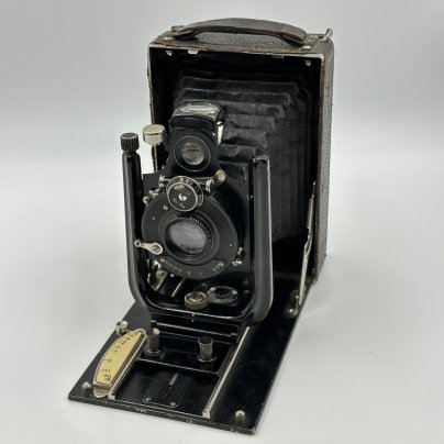 Фотоаппарат "Icar 180" с 7 пластинами в кофре, Carl Zeiss