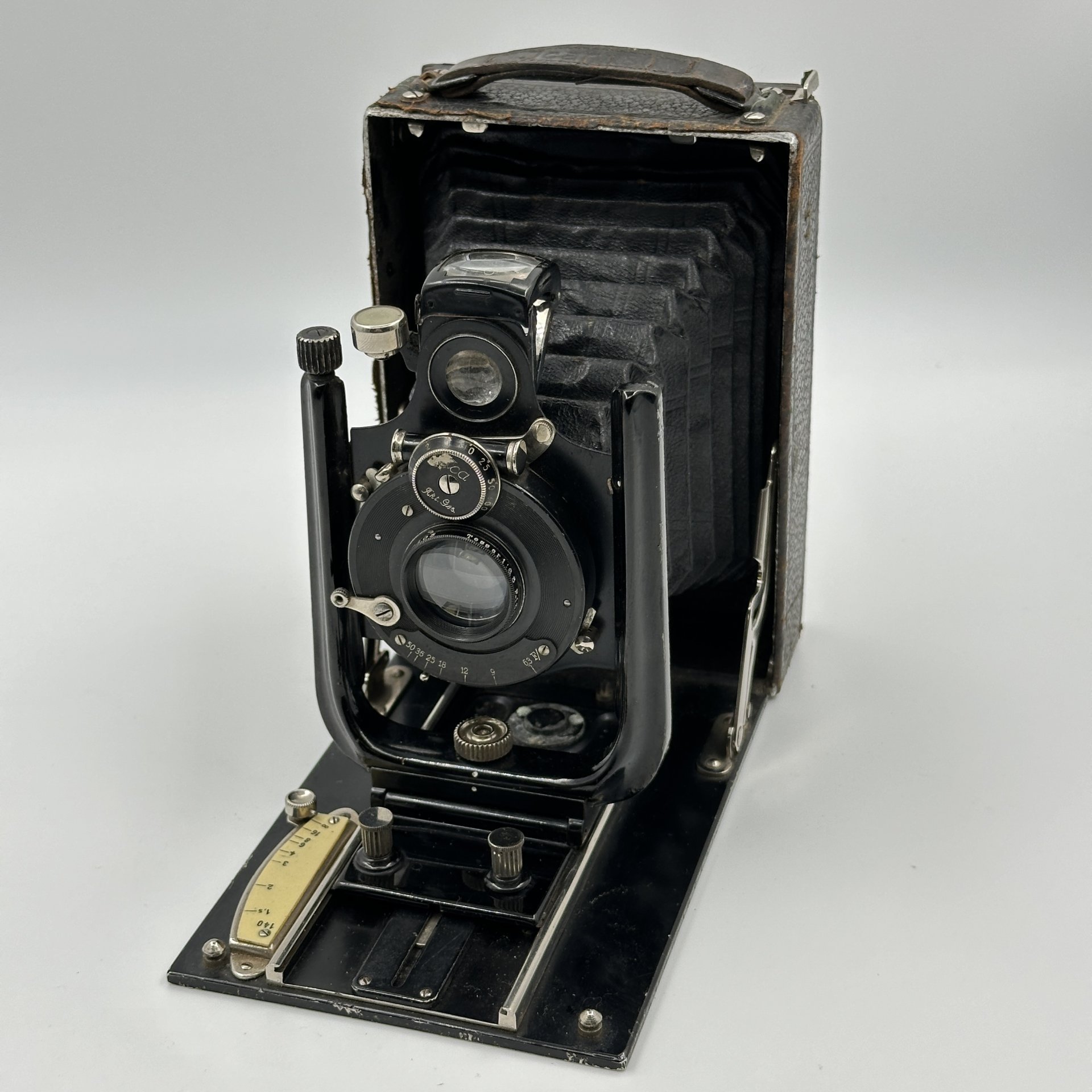 Фотоаппарат "Icar 180" с 7 пластинами в кофре, Carl Zeiss