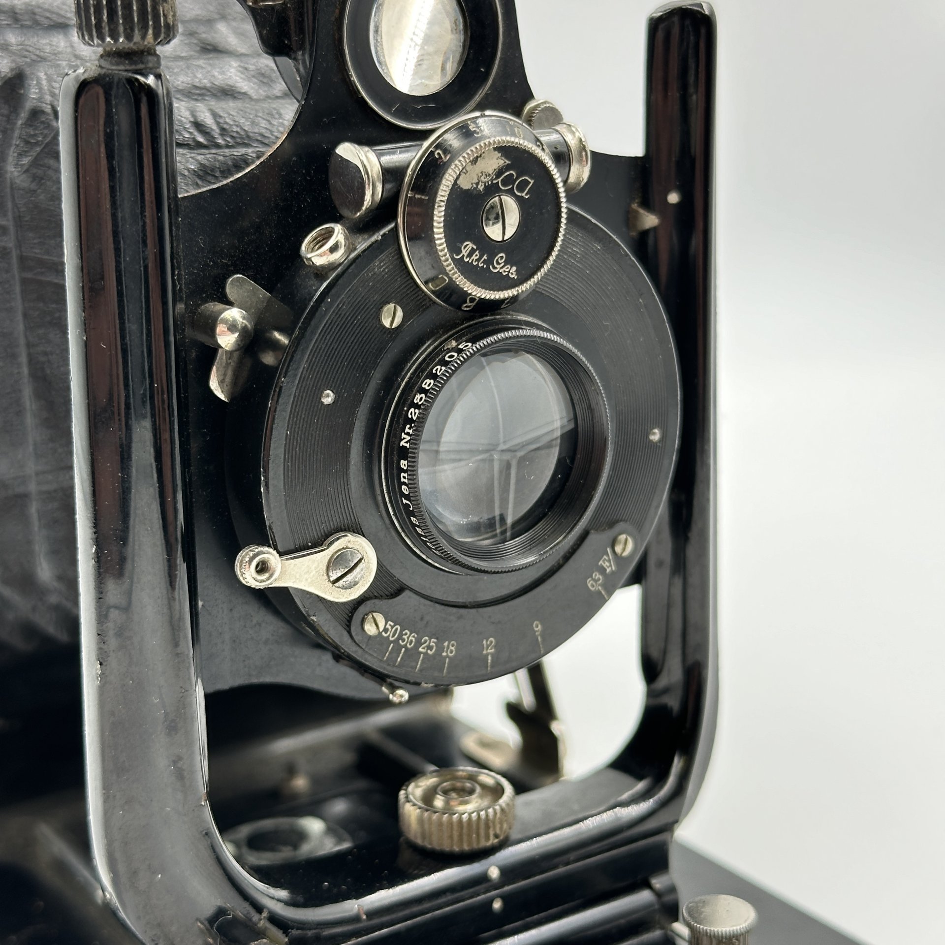 Фотоаппарат "Icar 180" с 7 пластинами в кофре, Carl Zeiss