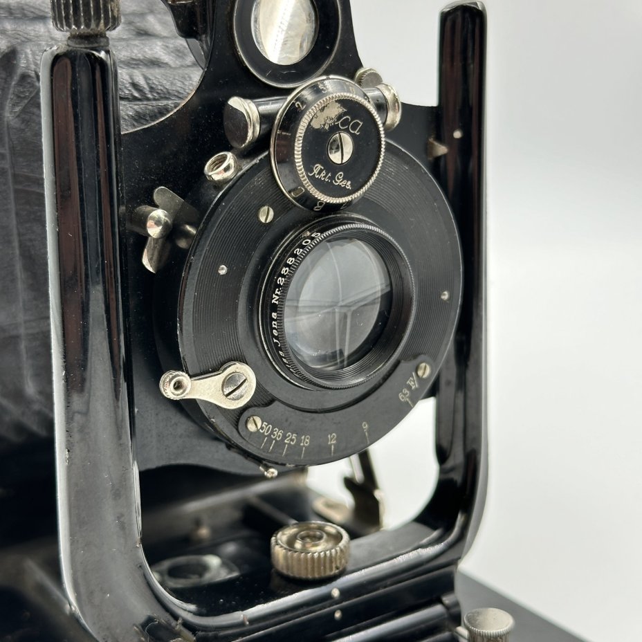 Фотоаппарат "Icar 180" с 7 пластинами в кофре, Carl Zeiss