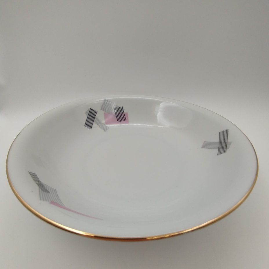 Набор из 2-х салатников с геометрическим декором, Cornelia Loucky Carlsbad