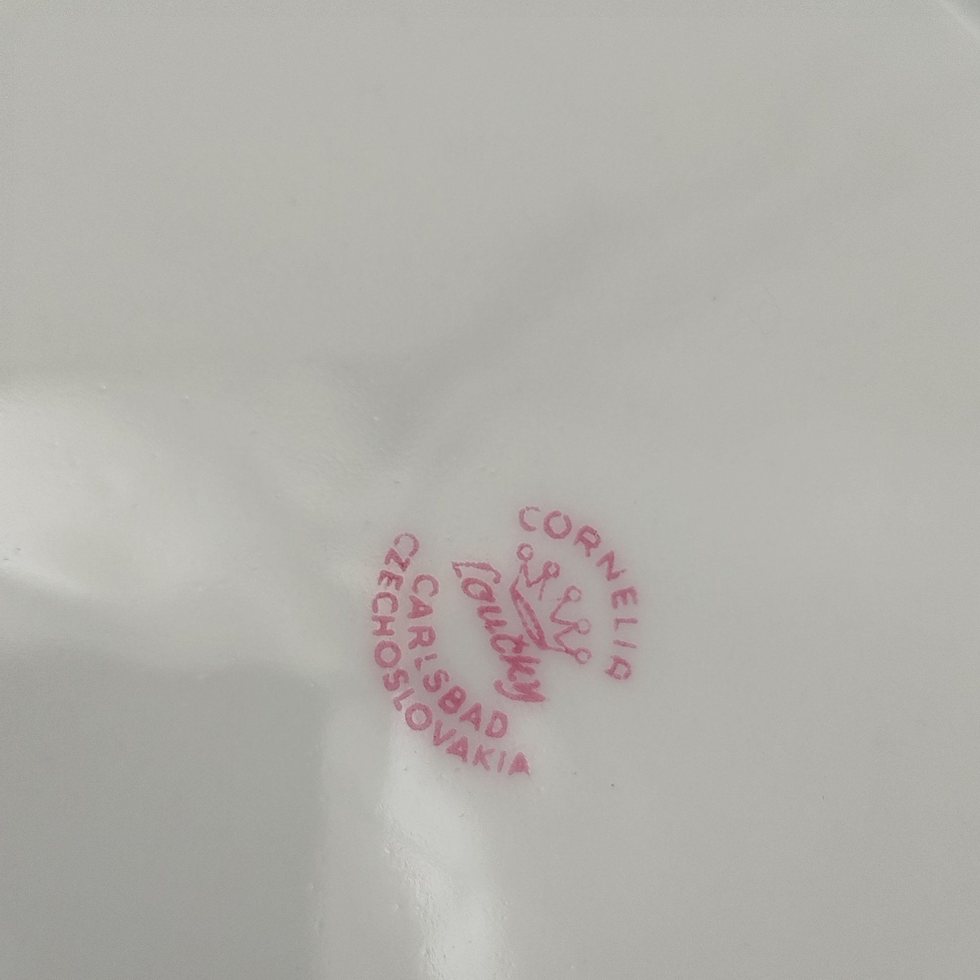 Набор из 2-х салатников с геометрическим декором, Cornelia Loucky Carlsbad, фарфор, деколь, золочение, Чехословакия, 1960-1980 гг.