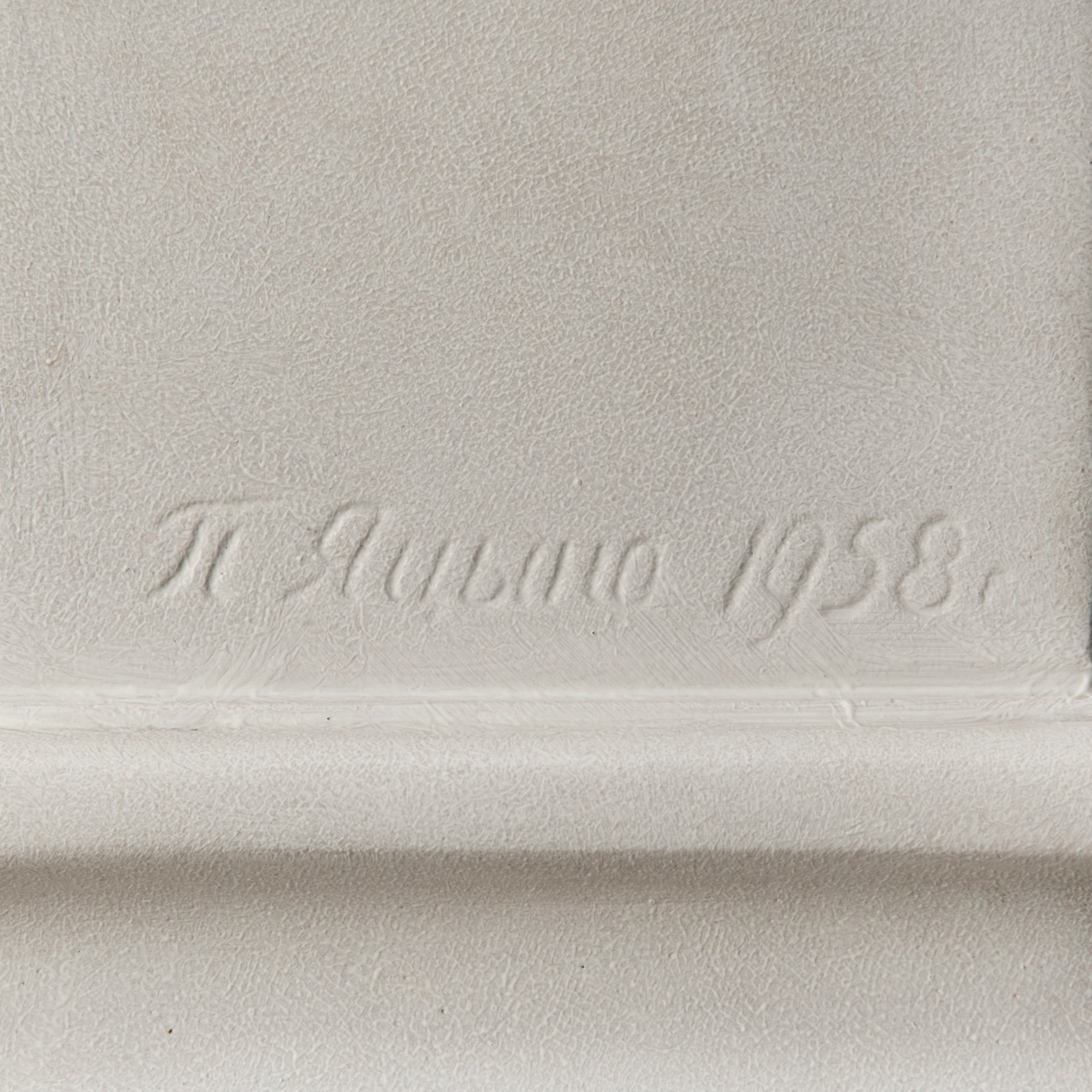 Бюст В.И. Ленина, скульптор П.П. Яцыно, гипс, литьё, СССР, 1958 г.