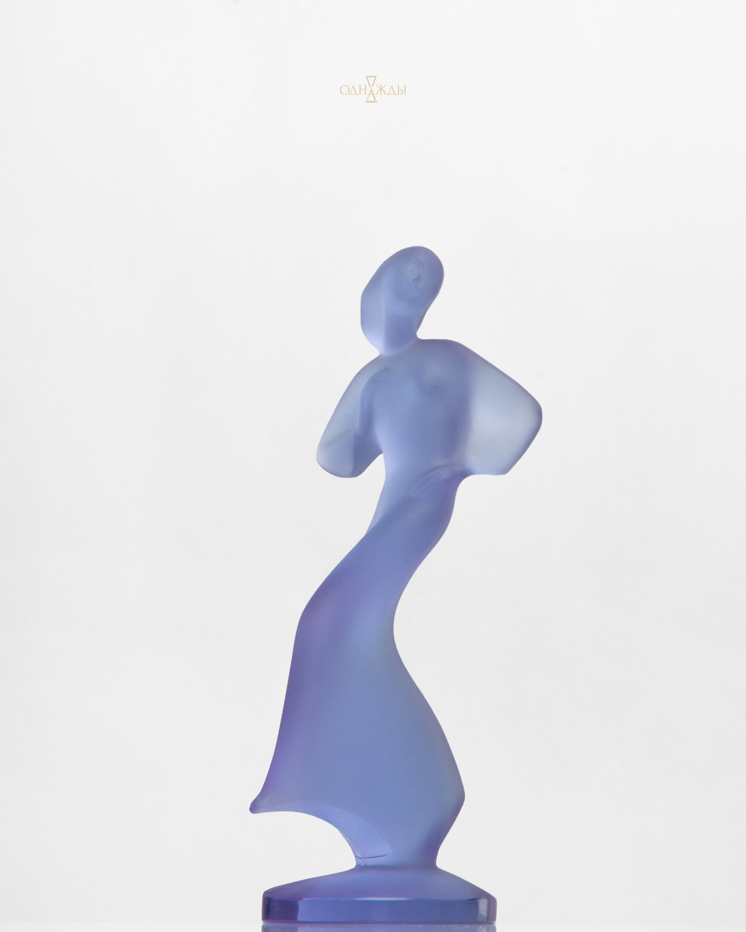 Статуэтка  "Красавица", выполненная в стилистике Lalique, Bohemia Crystal (Bohemia Glass)