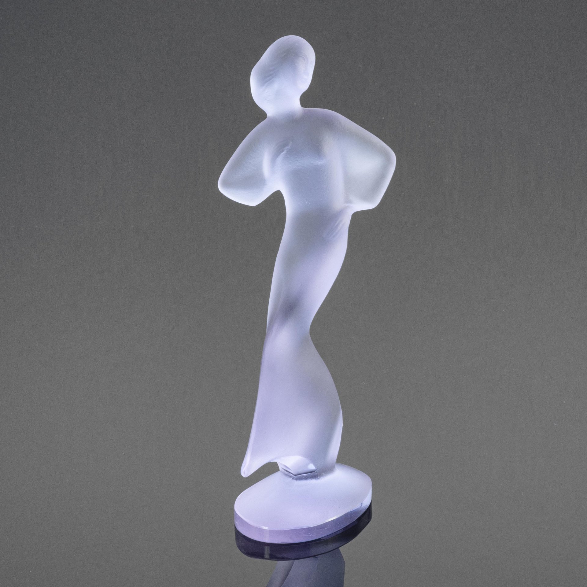 Статуэтка  "Красавица", выполненная в стилистике Lalique, Bohemia Crystal (Bohemia Glass)