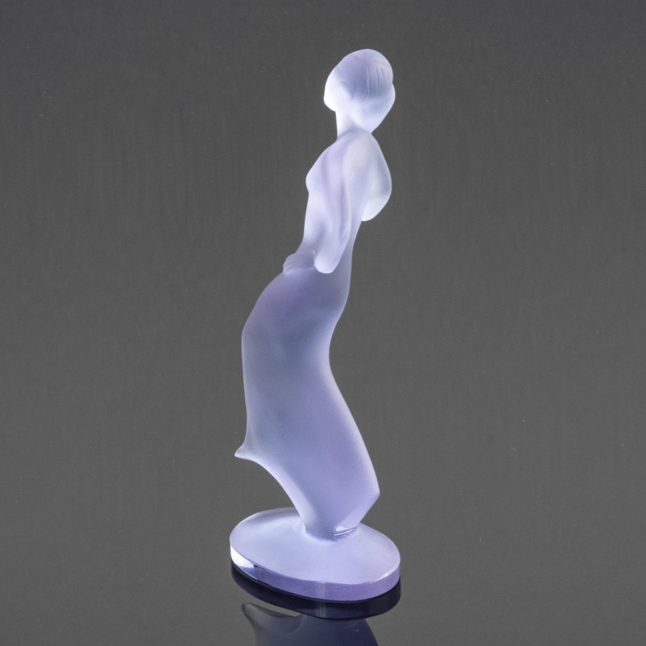 Статуэтка  "Красавица", выполненная в стилистике Lalique, Bohemia Crystal (Bohemia Glass)